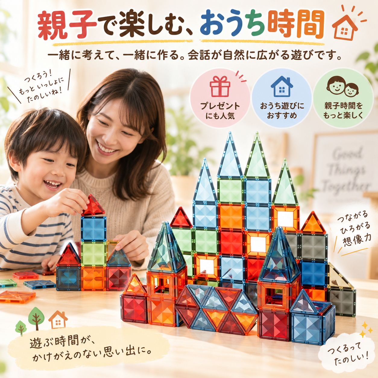 親子で楽しむ、おうち時間